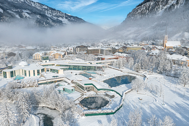 Panorama Alpentherme Gastein Winter | © Alpentherme Gastein/Wolkersdorfer