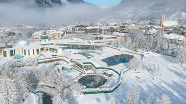 Panorama Alpentherme Gastein Winter | © Alpentherme Gastein/Wolkersdorfer