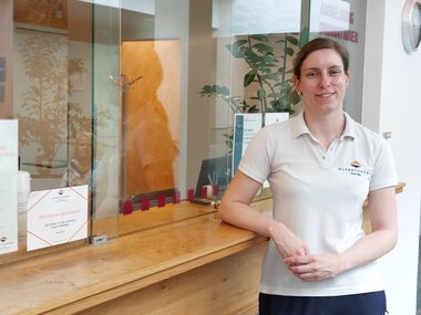 Masseurin & Lehrlingsbeauftragte Christina Holczik | © Alpentherme Gastein