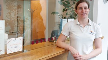 Masseurin & Lehrlingsbeauftragte Christina Holczik | © Alpentherme Gastein