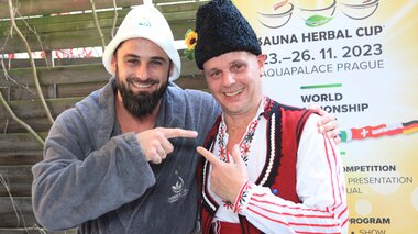 Sauna Herbal Cup Austria 2023 | © Alpentherme Gastein/Szedlarik