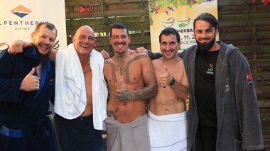 Sauna Herbal Cup Austria 2023 | © Alpentherme Gastein/Szedlarik