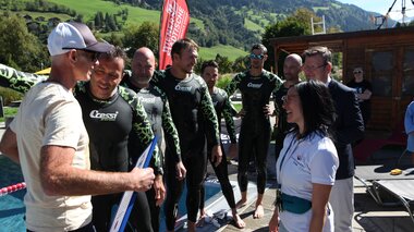 Weltrekord im Streckentauchen Alpentherme Gastein | © Alpentherme Gastein/Szedklarik