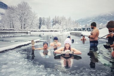 Eisbaden mit Christian Redl | © Alpentherme Gastein