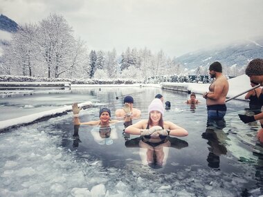 Eisbaden mit Christian Redl | © Alpentherme Gastein