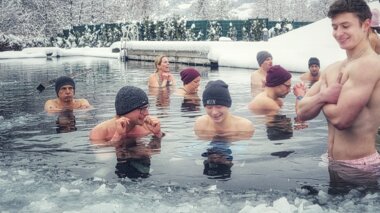 Eisbaden mit Christian Redl | © Alpenthe4rme Gastein