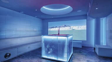 Gletscher Eis Lounge | © Alpentherme Gastein/Wolkersdorfer