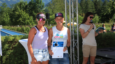 AlpenthermeGastein_Triathlon_Preisverleihung | © Alpentherme Gastein/Szedlarik