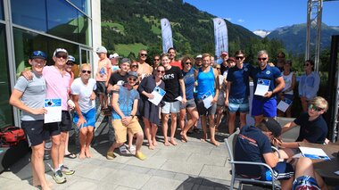 AlpenthermeGastein_Triathlon_Preisverleihung | © Alpentherme Gastein/Szedlarik