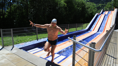 AlpenthermeGastein_Triathlon_Strafrunde | © Alpentherme Gastein/Szedlarik