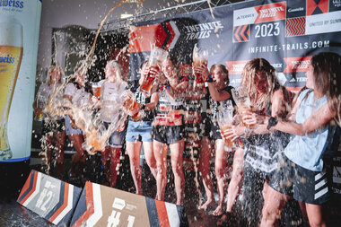 AIT Siegerehrung Alpentherme | © adidas TERREX INFINITE TRAILS 2023