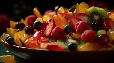 Bunte Obstschüssel | © Freekpik.com/Emzee