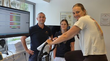 Team Sportmed mit Lea Sophie Friedrich | © Alpentherme Gastein